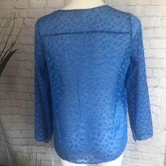 J Crew sheer polka dot blouse - Picture 5 of 5